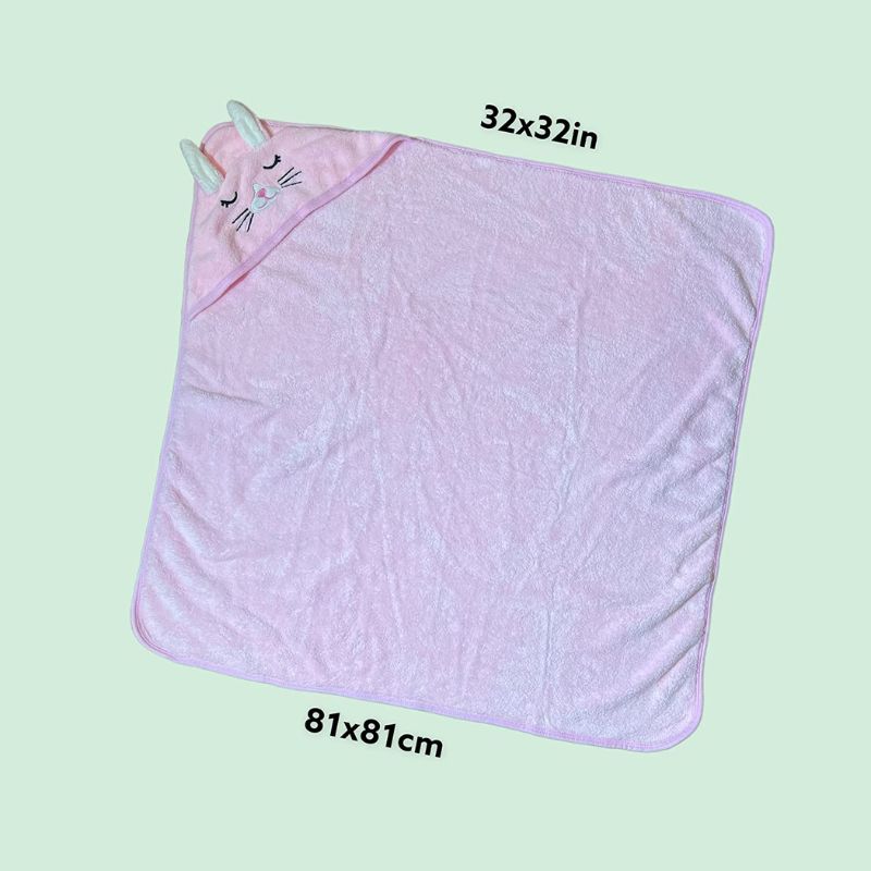 Hooded Baby Towel - Cat